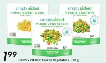Sobeys SIMPLY PICKED Frozen Vegetables 300 g offer