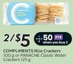 Sobeys COMPLIMENTS Rice Crackers offer