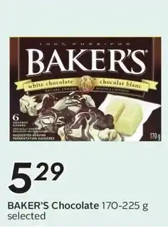 Sobeys BAKER'S Chocolate offer