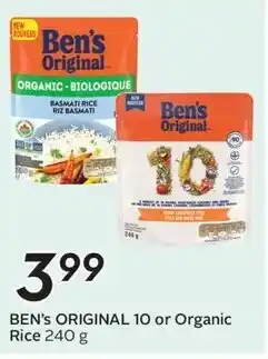 Sobeys BEN'S ORIGINAL 10 or Organic offer