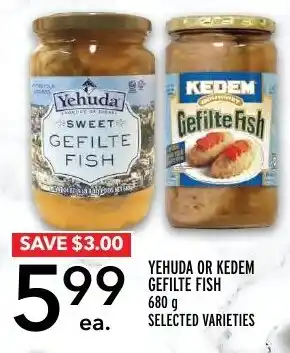 Metro YEHUDA OR KEDEM GEFILTE FISH 680 g offer