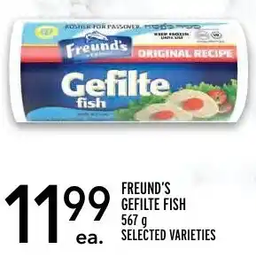 Metro FREUND'S GEFILTE FISH 567 g offer