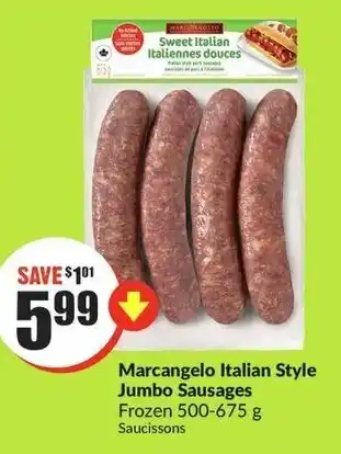 FreshCo Marcangelo Italian Style Jumbo Sausages offer