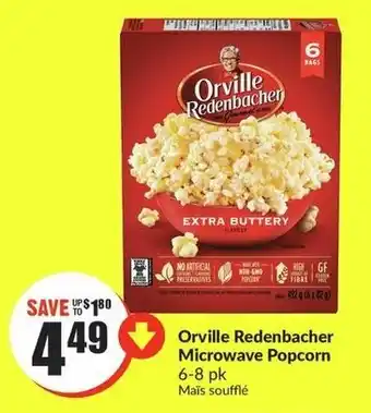 FreshCo Orville Redenbacher Microwave Popcorn 6-8 pk offer