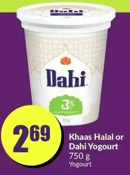 FreshCo Khaas Halal or Dahi Yogourt offer