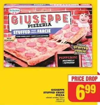 No Frills GIUSEPPE STUFFED CRUST PIZZA offer