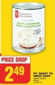 No Frills PC READY TO SERVE SOUP offer