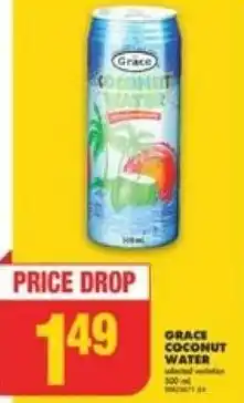 No Frills GRACE COCONUT WATER offer