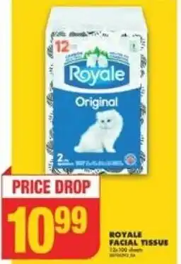 No Frills ROYALE FACIAL TISSUE offer