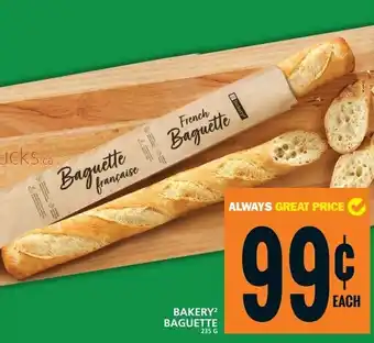 Food Basics BAKERY BAGUETTE offer