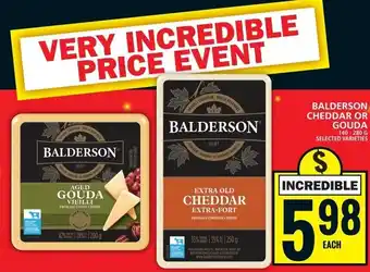 Food Basics BALDERSON CHEDDAR OR GOUDA offer