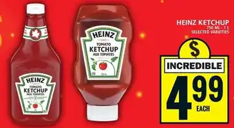 Food Basics HEINZ KETCHUP offer