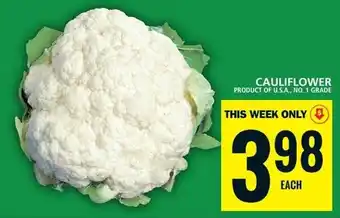 Food Basics CAULIFLOWER offer