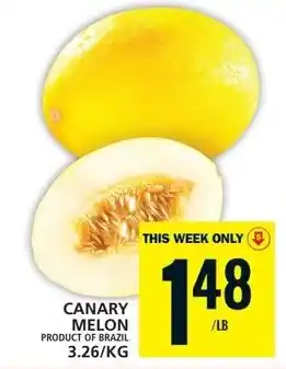 Food Basics CANARY MELON offer