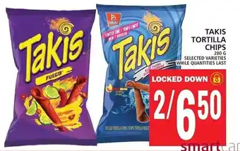 Food Basics TAKIS TORTILLA CHIPS offer