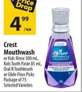 Co-op Crest Mouthwash offer