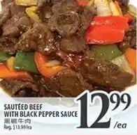 Al Premium Food Mart SAUTEED BEEF WITH BLACK PEPPER SAUCE offer