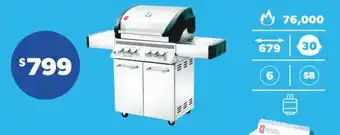 Real Canadian Superstore PC 4+1+1 burner convertible BBQ grill offer