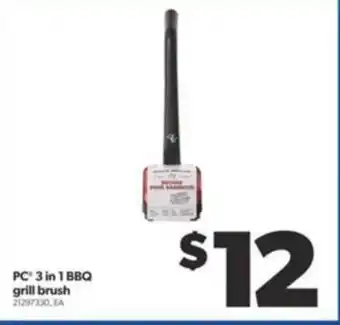 Real Canadian Superstore PC 3 in 1 BBQ grill brush offer