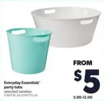 Real Canadian Superstore Everyday Essentials party tubs offer