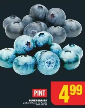 No Frills PINT BLUEBERRIES offer