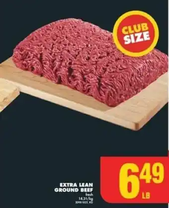 No Frills EXTRA LEAN GROUND BEEF offer