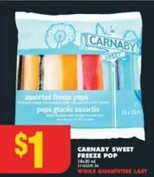 No Frills CARNABY SWEET FREEZE POP offer
