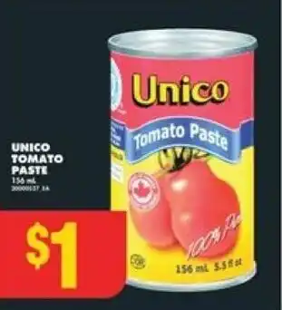 No Frills UNICO TOMATO PASTE offer