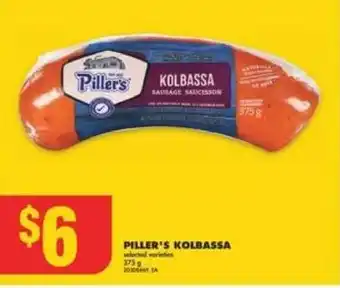 No Frills PILLER'S KOLBASSA offer