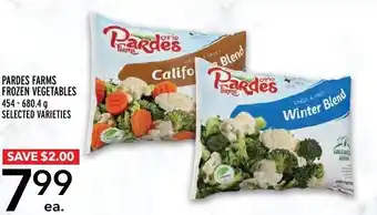 Metro PARDES FARMS FROZEN VEGETABLES offer