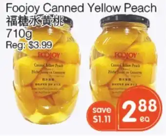 Foojoy Canned Yellow Peach