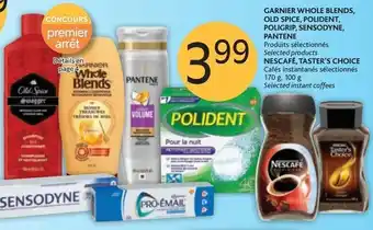 Brunet Garnier Whole Blends, Old Spice, Polident offer