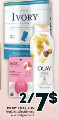 Brunet Ivory, Olay, Eos offer