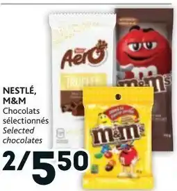 Brunet Nestlé, M&M offer