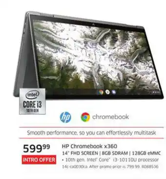 The Source HP Chromebook x360 offer