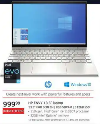 The Source HP Envy 13.3" Laptop offer