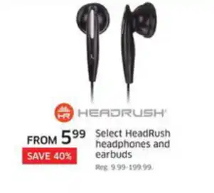 The Source Select HeadRush headphones and earbuds offer