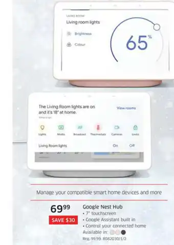 The Source Google Nest Hub offer
