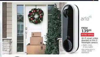 The Source Wi-Fi smart video doorbell or Pro 3 floodlight camera offer