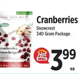 Fairway Market Canada Cranberries offer