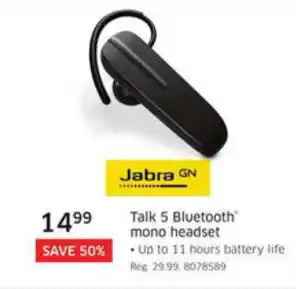 The Source Talk 5 Bluetooth mono headset offer