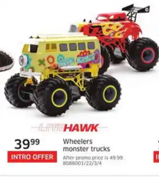 The Source Wheelers monster trucks offer