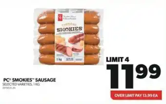 Wholesale Club PC SMOKIES SAUSAGE offer