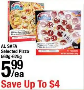 Arz Fine Foods AL SAFA Selected Pizza 560g-625g offer