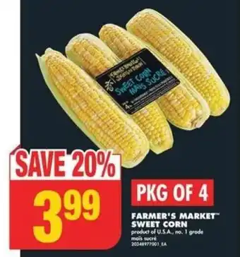 No Frills FARMER'S MARKET SWEET CORN offer