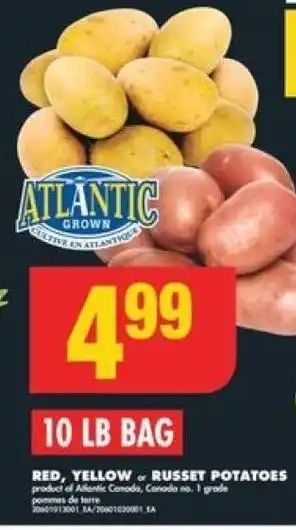 No Frills RED, YELLOW RUSSET POTATOES offer