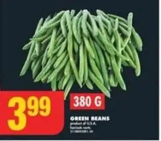 No Frills GREEN BEANS offer