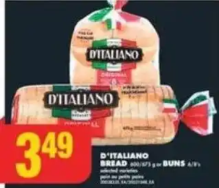 No Frills D'ITALIANO BREAD BUNS offer