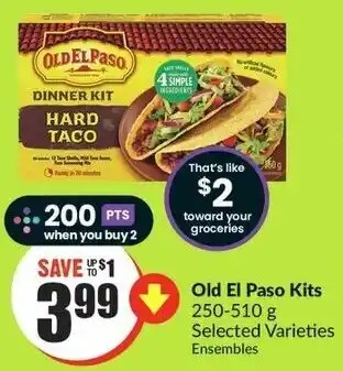 FreshCo Old El Paso Kits offer