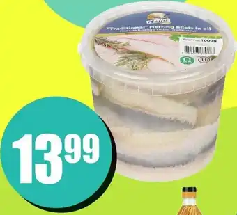 FreshCo Baltic Frozen Herring Fillets 1 kg offer